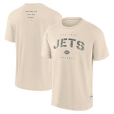 New York Jets Elements Weathered Tonal Future Ground T-Shirt - Cream for sale