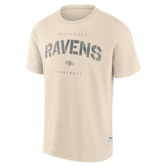 Baltimore Ravens Elements Weathered Tonal Future Ground T-Shirt - Cream online