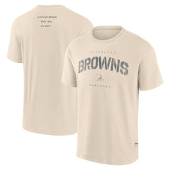 Cleveland Browns Elements Weathered Tonal Future Ground T-Shirt - Cream cheap