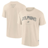 Miami Dolphins Elements Weathered Tonal Future Ground T-Shirt - Cream for sale