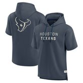Houston Texans Elements Future Ground Lettering Short Sleeve Pullover Hoodie - Navy online