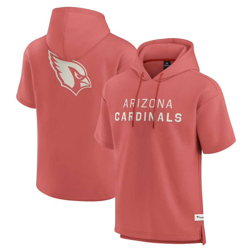 Arizona Cardinals Elements Future Ground Lettering Short Sleeve Pullover Hoodie - Red on sale