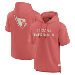 Arizona Cardinals Elements Future Ground Lettering Short Sleeve Pullover Hoodie - Red on sale