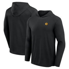 Pittsburgh Steelers Front Office Power Mono Long Sleeve Hoodie T-Shirt - Black on sale