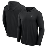 Las Vegas Raiders Front Office Power Mono Long Sleeve Hoodie T-Shirt - Black sale