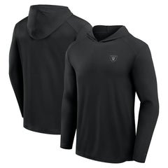 Las Vegas Raiders Front Office Power Mono Long Sleeve Hoodie T-Shirt - Black sale