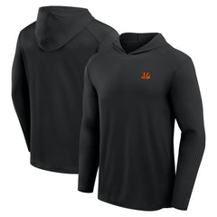 Cincinnati Bengals Front Office Power Mono Long Sleeve Hoodie T-Shirt - Black cheap