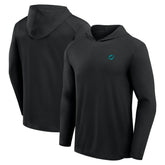 Miami Dolphins Front Office Power Mono Long Sleeve Hoodie T-Shirt - Black online