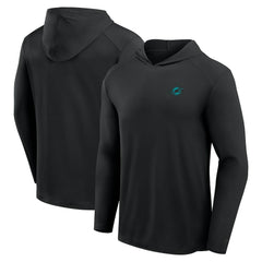 Miami Dolphins Front Office Power Mono Long Sleeve Hoodie T-Shirt - Black online