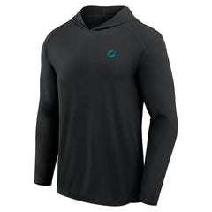 Miami Dolphins Front Office Power Mono Long Sleeve Hoodie T-Shirt - Black online
