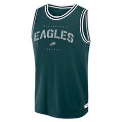 Philadelphia Eagles Elements Future Ground Jersey Tank Top - Midnight Green outlet