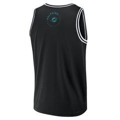 Miami Dolphins Elements Future Ground Jersey Tank Top - Black outlet