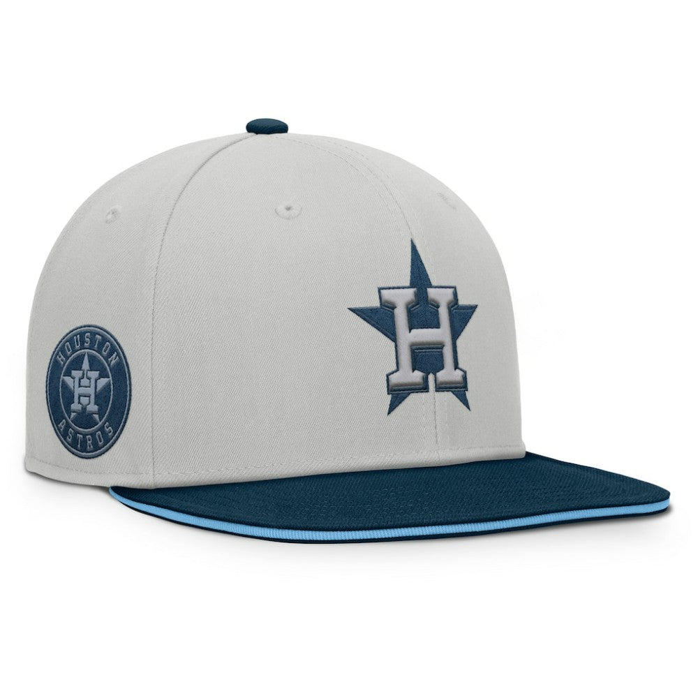 Houston Astros Knuckleball Snapback Hat Gray