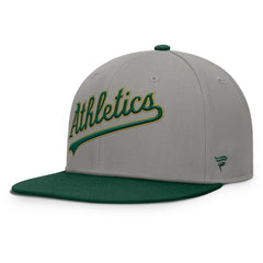 Athletics Clubhouse Dugout Fitted Hat Gray/Green