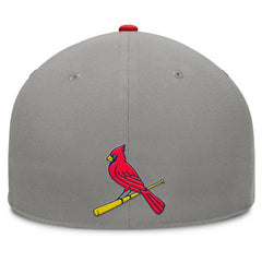 St. Louis Cardinals Clubhouse Dugout Fitted Hat Gray/Red