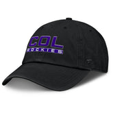 Colorado Rockies Women's Fly Out Adjustable Hat Black