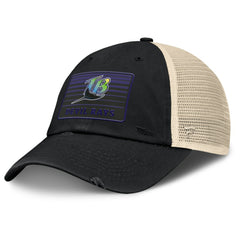 Tampa Bay Rays Cooperstown Collection Eastbound Mesh Adjustable Hat Black/Natural