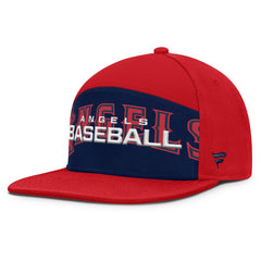 Los Angeles Angels Clubhouse Splitter Snapback Hat Red/Navy