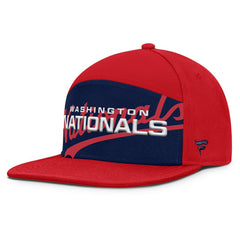 Washington Nationals Clubhouse Splitter Snapback Hat Red/Navy