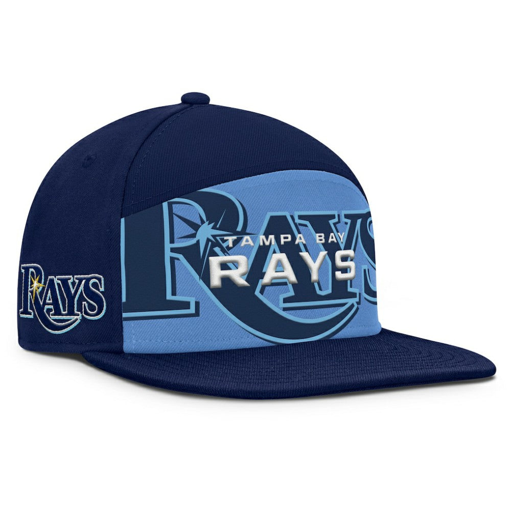 Tampa Bay Rays Clubhouse Splitter Snapback Hat Navy/Light Blue