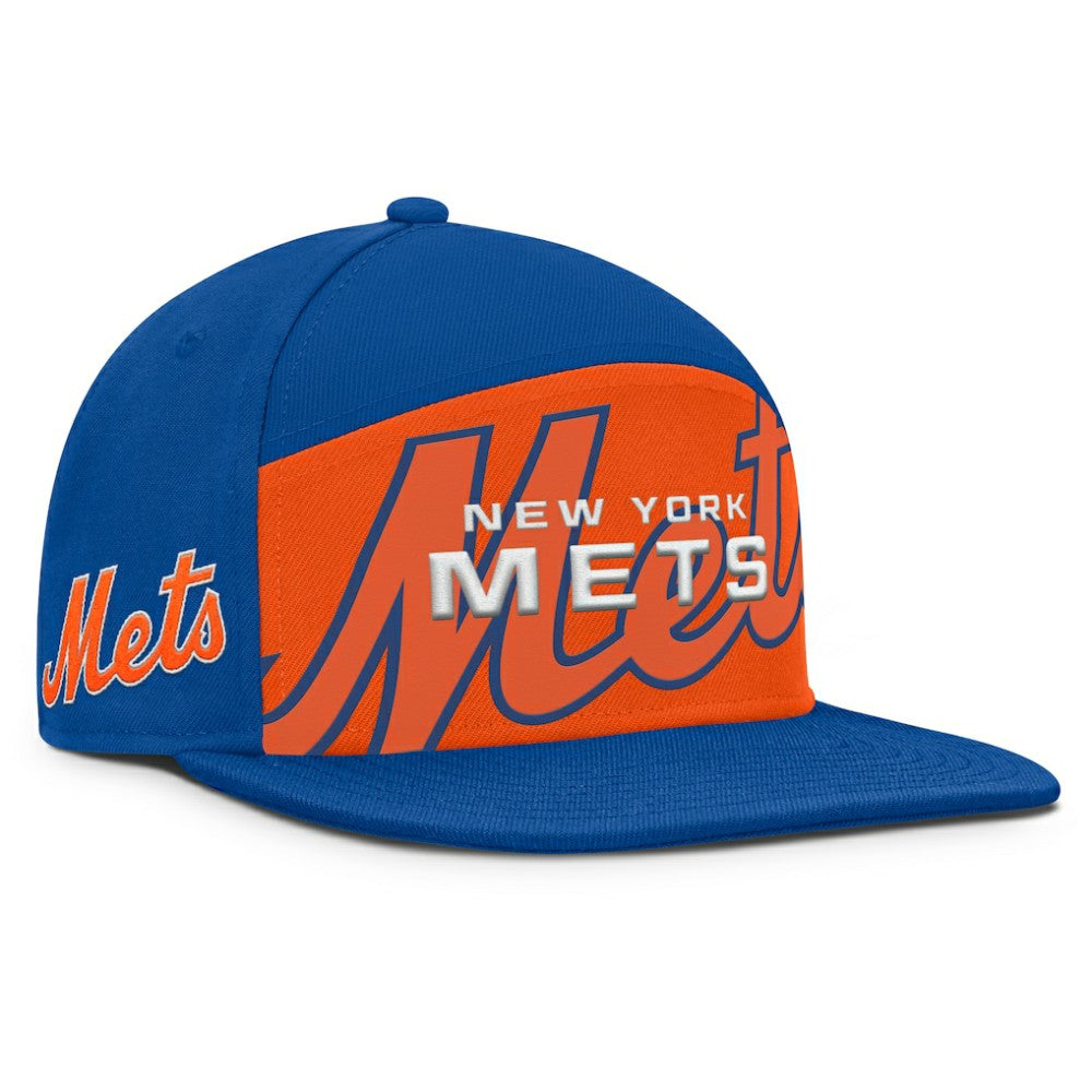 New York Mets Clubhouse Splitter Snapback Hat Royal/Orange