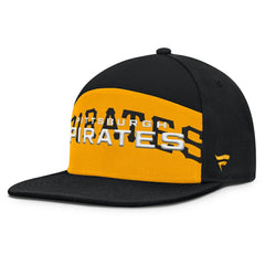 Pittsburgh Pirates Clubhouse Splitter Snapback Hat Black/Gold