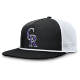 Colorado Rockies Clubhouse Change Up Snapback Hat Black/White