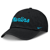 Miami Marlins Club Adjustable Hat Black
