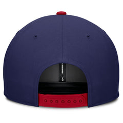 Chicago Cubs Pro Performance Snapback Hat Royal/Red
