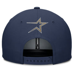 Houston Astros Pro Performance Snapback Hat Gray/Navy