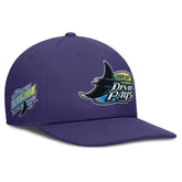 Tampa Bay Rays Pro Performance Snapback Hat Purple