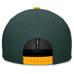 Athletics Pro Performance Snapback Hat Green/Gold