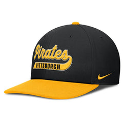 Pittsburgh Pirates Pro Performance Snapback Hat Black/Gold
