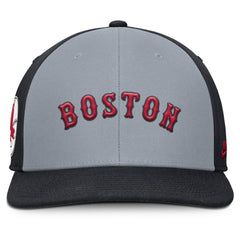Boston Red Sox Pro Performance Snapback Hat Gray/Navy