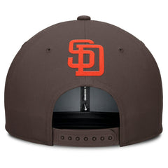 San Diego Padres Pro Performance Snapback Hat Gray/Brown