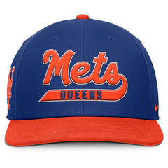 New York Mets Pro Performance Snapback Hat Royal/Orange