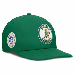 Athletics Pro Performance Snapback Hat Green