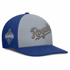 Kansas City Royals Pro Performance Snapback Hat Gray/Royal