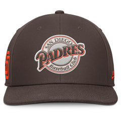 San Diego Padres Pro Performance Snapback Hat Brown