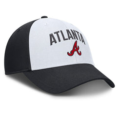 Atlanta Braves Club Performance Adjustable Hat White/Navy