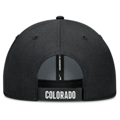 Colorado Rockies Club Performance Adjustable Hat White/Black