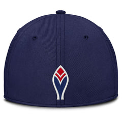 Atlanta Braves Rise Swoosh Performance Flex Hat Navy/Red