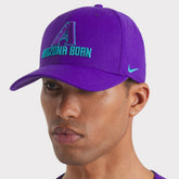 Arizona Diamondbacks 2025 City Connect Rise Swoosh Performance Flex Hat Purple