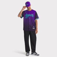 Arizona Diamondbacks 2025 City Connect Rise Swoosh Performance Flex Hat Purple