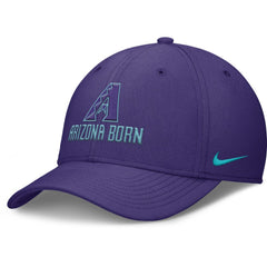 Arizona Diamondbacks 2025 City Connect Rise Swoosh Performance Flex Hat Purple