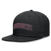 Arizona Diamondbacks Wordmark Dri-FIT Round Bill True Fitted Hat Black