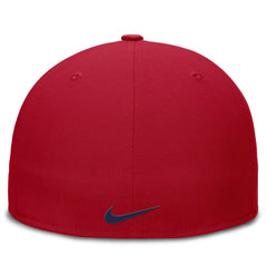 Chicago Cubs Wordmark Dri-FIT Round Bill True Fitted Hat Red
