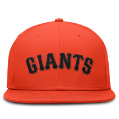 San Francisco Giants Wordmark Dri-FIT Round Bill True Fitted Hat Orange