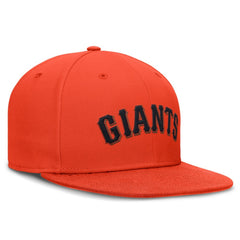 San Francisco Giants Wordmark Dri-FIT Round Bill True Fitted Hat Orange