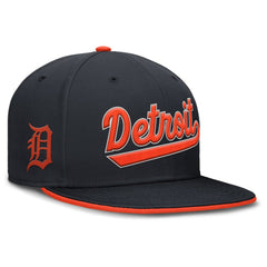 Detroit Tigers Primetime Dri-FIT Round Bill True Fitted Hat Navy